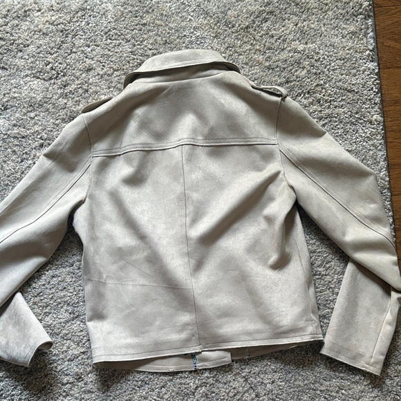 Philosophy Light Tan Bomber Jacket - Picture 5 of 5